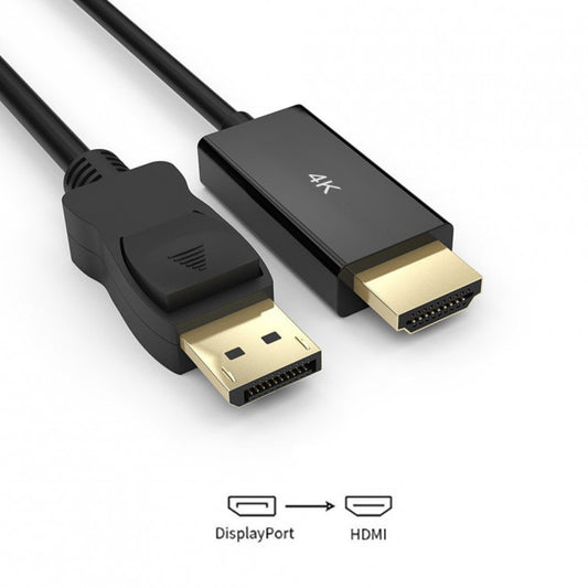 Simplecom DA201 4K DisplayPort to HDMI Cable 1.8M DA201
