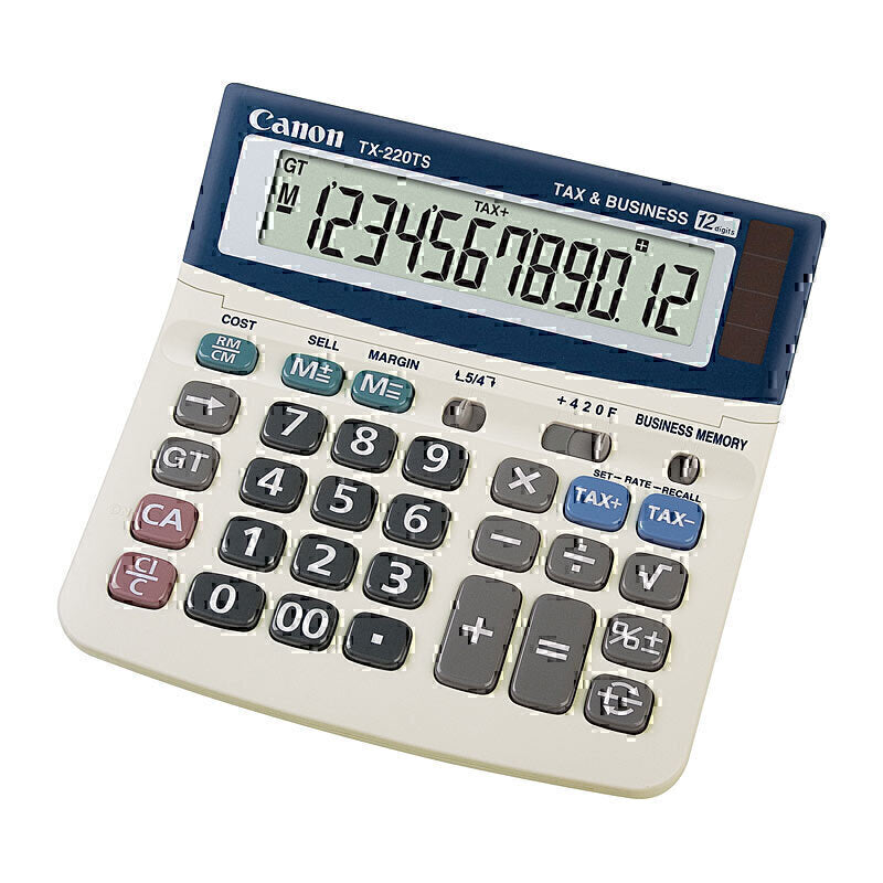 Canon TX220TS Calculator - TX220TS
