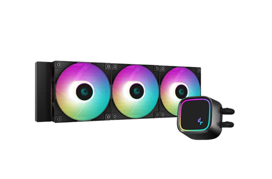 DeepCool LE720 360mm ARGB All-in-One Liquid Cooler 250W Heat Dissipation, Hydro Bearing, Intel LGA1700/1200/1151/1150/1155/ AMDAM5/AM4 R-LE720-BKAMMN-G-1