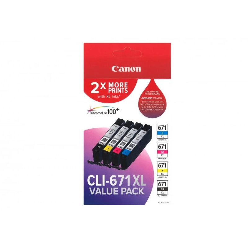 Canon CLI671XL Value Pack - CLI671XLVP
