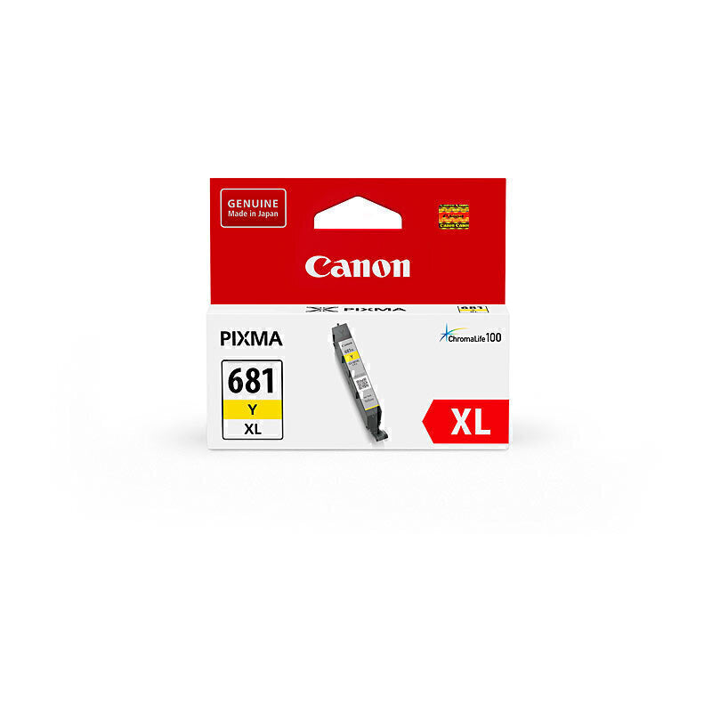 Canon CLI681XL Yellow Ink Cartridge 515 pages ISO/IEC 24711 - CLI681XLY