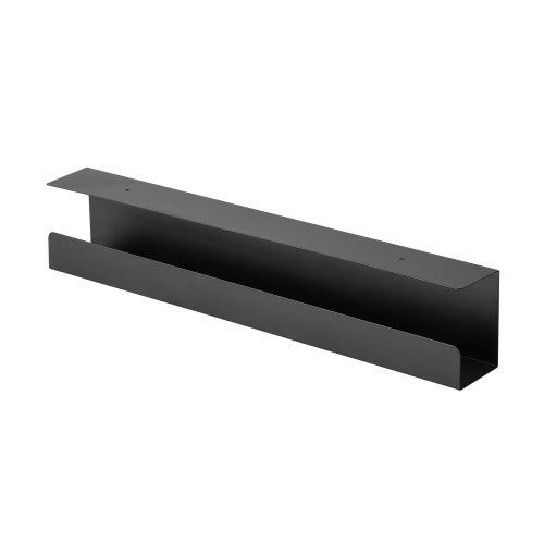 Brateck Under-Desk Cable Tray Organizer - Black Dimensions:600x114x76mm -- Black CC11-1-B