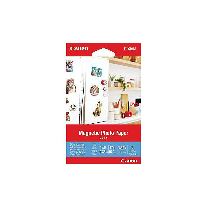 Canon Magnetic Photo Paper 5 Sheets - MG-101