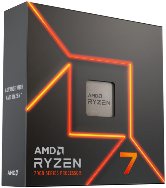 AMD Ryzen 7 7700 8 Cores / 16 Threads, 65 watts, Max Freq 5.3Ghz, 40MB Cache, Wraith Prism Cooler & Radeon Graphics 100-100000592BOX