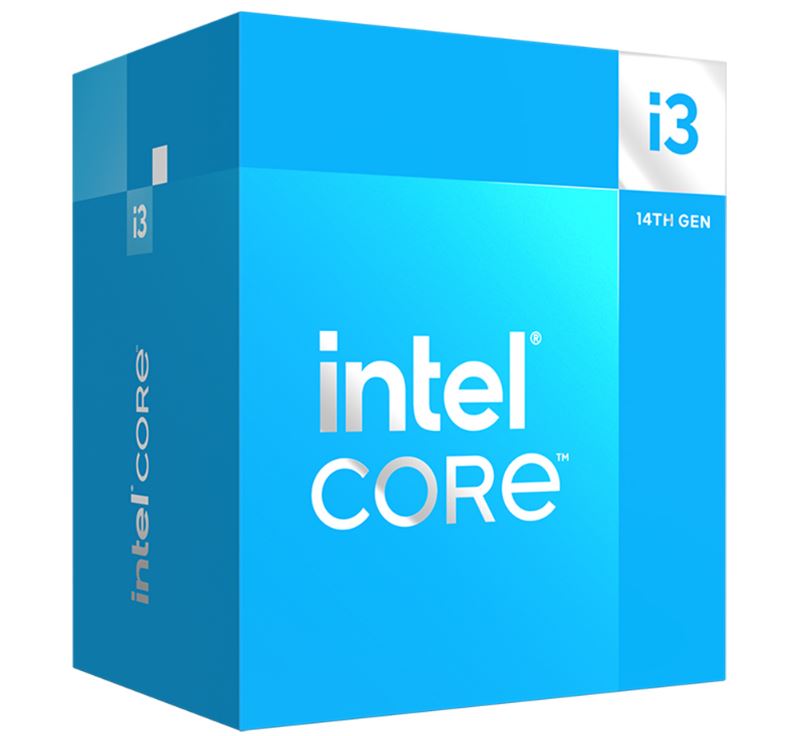(LS)Intel i3 14100 CPU 3.5GHz (4.7GHz Turbo) 14th Gen LGA1700 4-Cores 8-Threads 17MB 60W UHD Graphics 730 Retail Raptor Lake with Fan BX8071514100