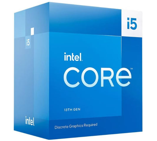 Intel i5 13400F CPU 3.3GHz (4.6GHz Turbo) 13th Gen LGA1700 10-Cores 16-Threads 20MB 65W Graphic Card Required Retail Raptor Lake with Fan BX8071513400F