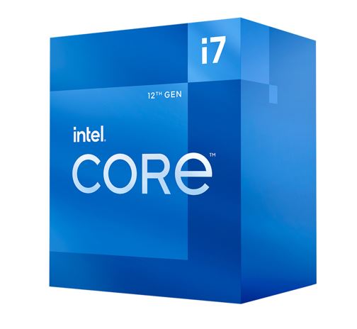 Intel i7 12700 CPU 3.6GHz (4.9GHz Turbo) 12th Gen LGA1700 12-Cores 20-Threads 25MB 65W UHD Graphic 770 Unlocked Retail Box Alder Lake with fan BX8071512700