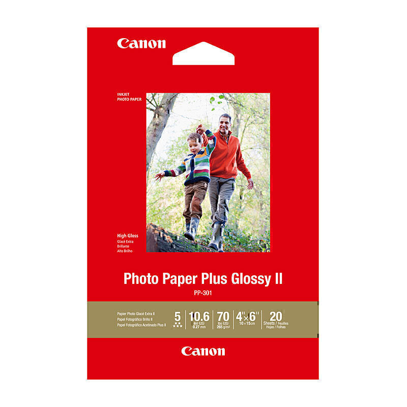 Canon 4x6 Glossy Photo Paper 20 sheets - PP3014x6-20