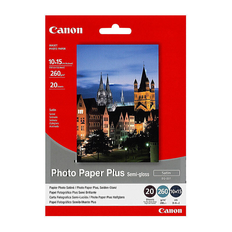 Canon 4x6 260gsm Semi Gloss 20 Sheets - SG2014X6
