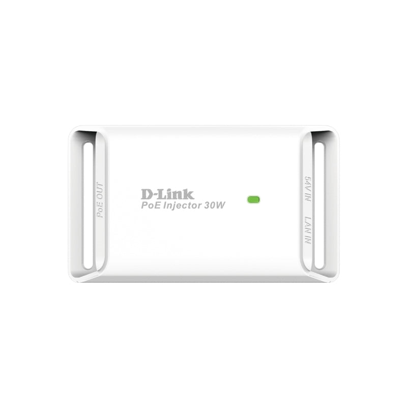D-Link Gigabit PoE+ Injector with 30Watt PoE Budget - DPE-301GI