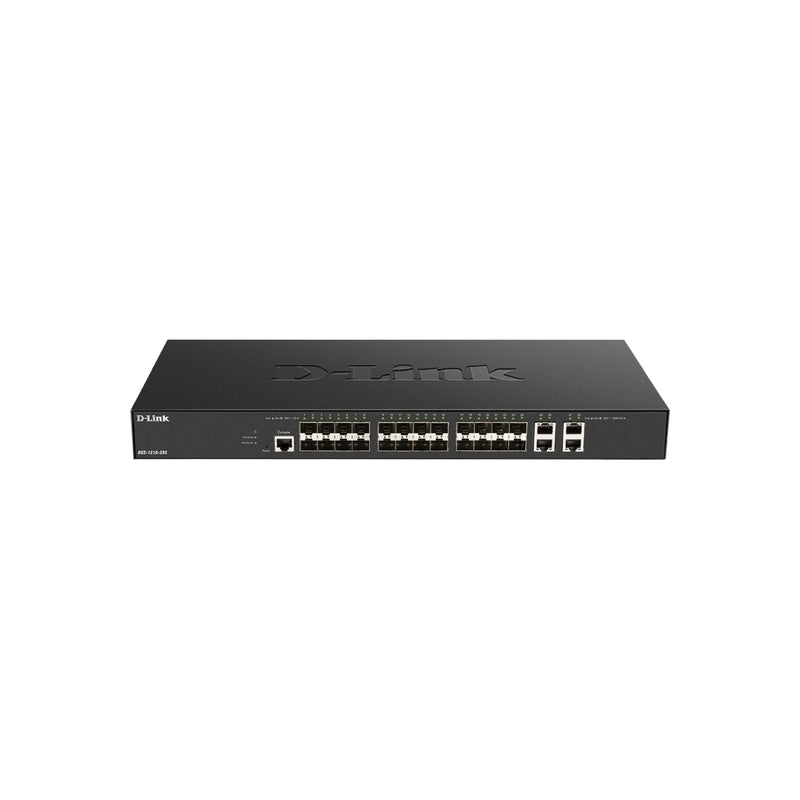 D-Link 28-Port 10 Gigabit Smart Managed Switch with 4 10GBASE-T ports - DXS-1210-28S