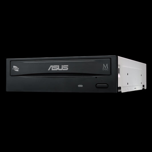 ASUS DRW-24B1ST/BLK/B/AS/P2G Internal 24X DVD Burner With M-DISC Support, 24X DL DVDR/RW SATA, Black, OEM DRW-24B1ST/BLK/B/AS/P2G
