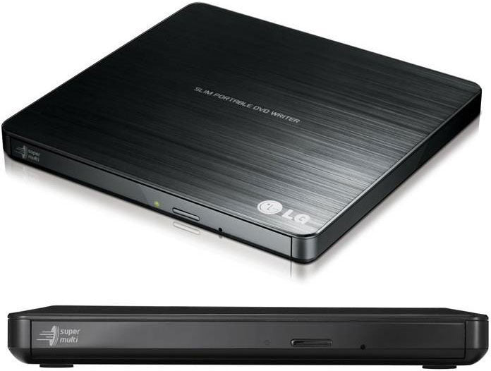 LG GP60NB50 8x Ultra Slim Portable External USB DVD Drive Burner - M Disc Silent Play Jamless Play > Verbatim 98938 External Slimline GP60NB50