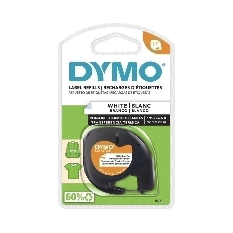 Dymo LetraTag Iron-OnTpe 12mmX2M 12mm x 2m - 18771