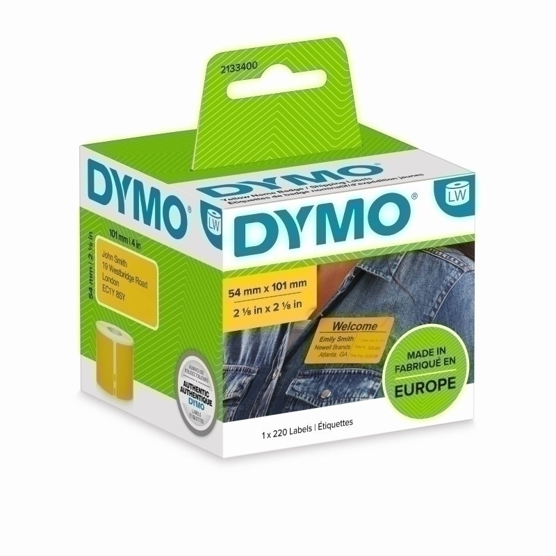 Dymo LabelWriter Ship Label 54x101mm Ylw 54X101mm - 2133400