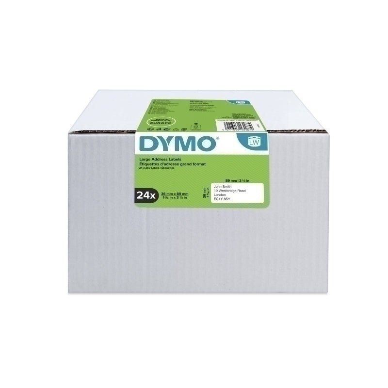 Dymo LabelWriter Lg Adrs Label Bulk 24 36 x 89mm - S0722390