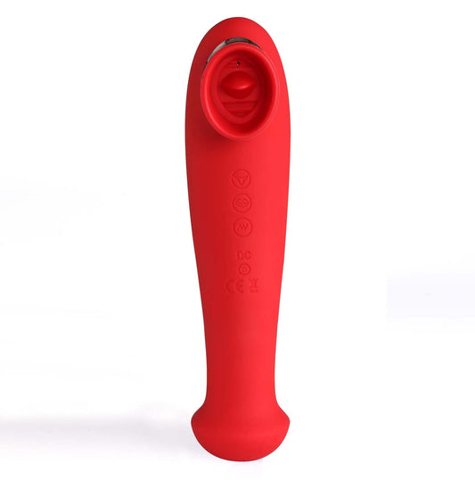MAIA DESTINY 15-Function Rechargeable Suction + Vibration + 3 Motors RED MA-MA2006R2