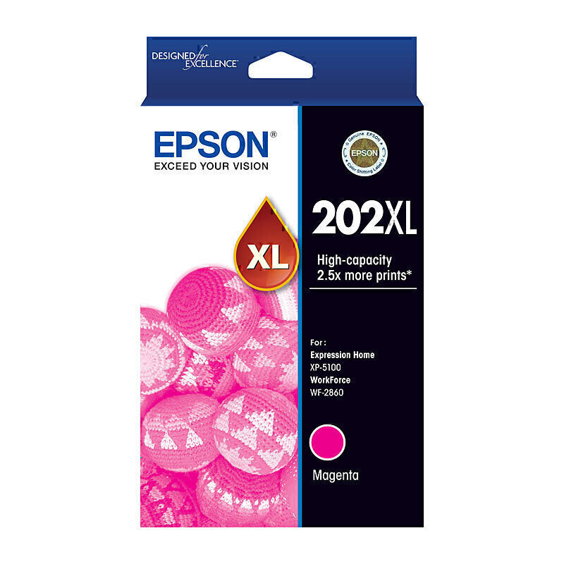Epson 202XL Magenta Ink Cartridge - C13T02P392