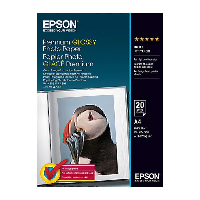 Epson S041287 Glossy Paper A4 20 sheets - C13S041287