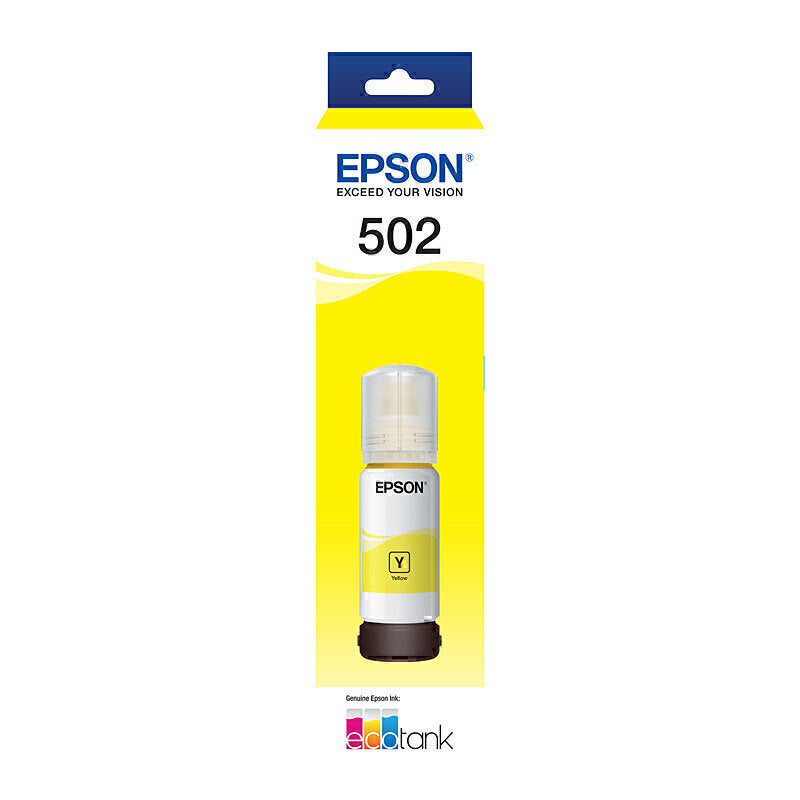 Epson T502 Yellow EcoTank Bottle 70ml - C13T03K492