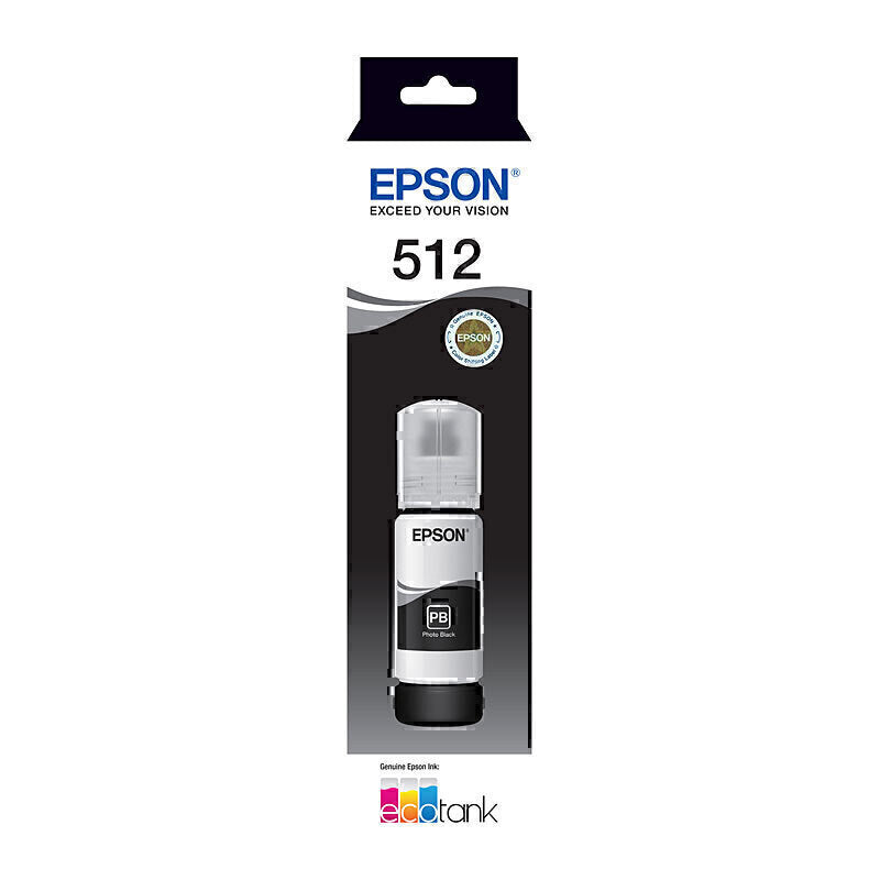 Epson T512 PBk EcoTank Bottle 70ml - C13T00H192