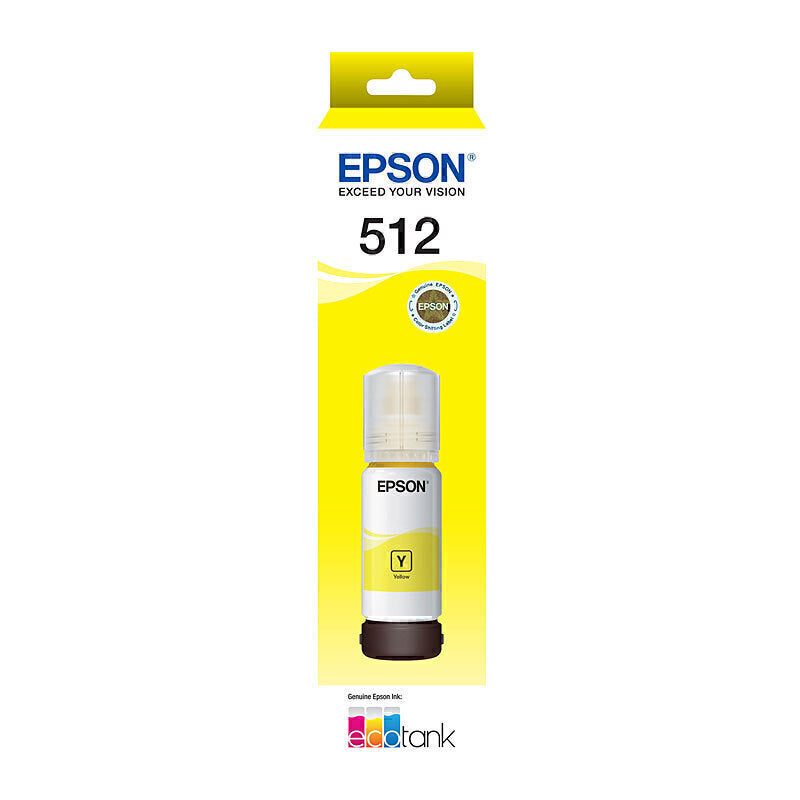 Epson T512 Yellow EcoTank Bottle 70ml - C13T00H492