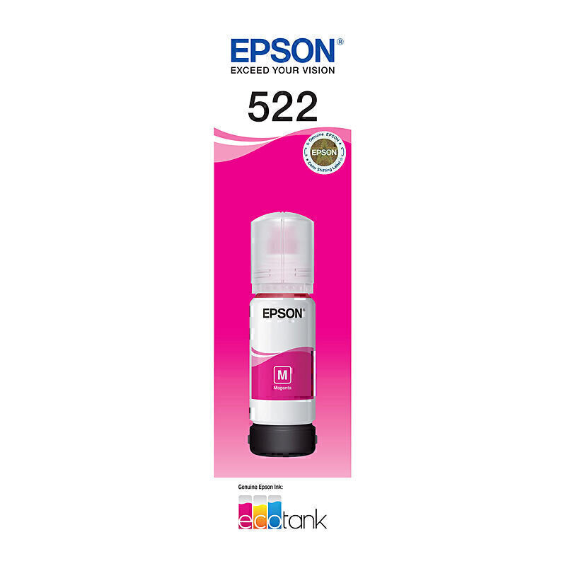 Epson T522 Magenta EcoTank Bottle 65ml - C13T00M392