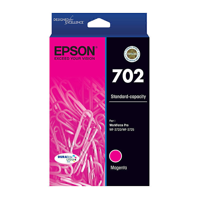 Epson 702 Magenta Ink Cartridge 300 pages - C13T344392