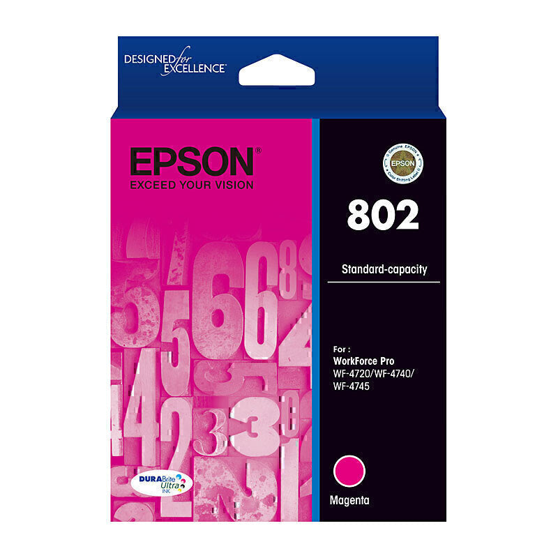 Epson 802 Magenta Ink Cartridge approx 650 pages - C13T355392