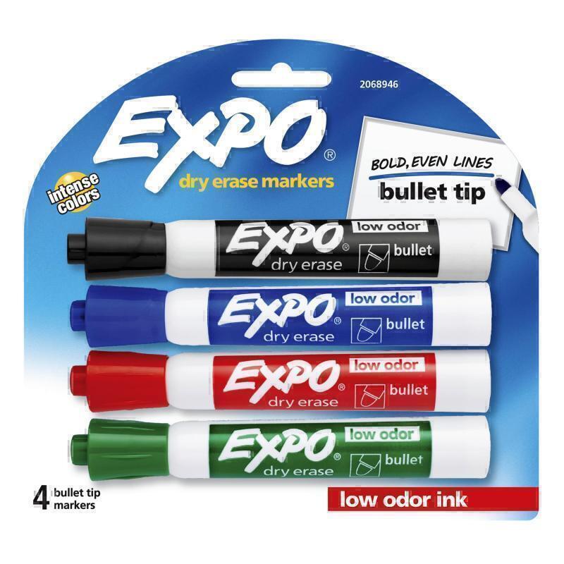 Expo Whiteboard Mrkr Blt Asst Pk4 Box of 6 - 2081760A