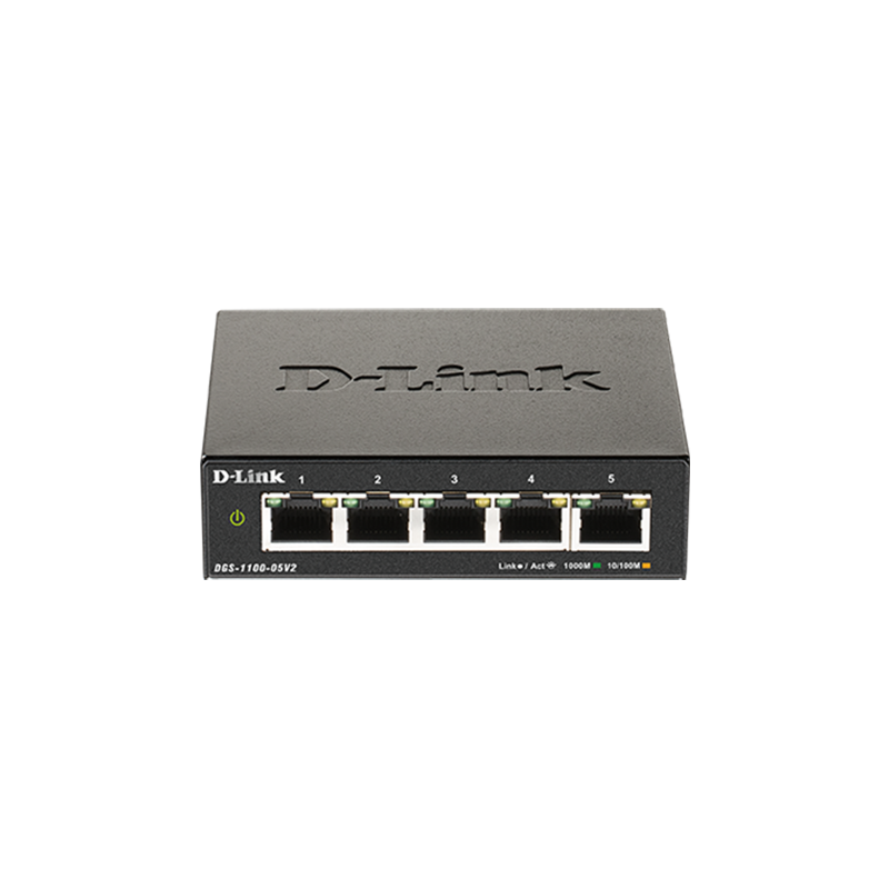 D-Link DGS-1100-05V2 5 Port Gigabit EasySmart Switch DGS-1100-05V2