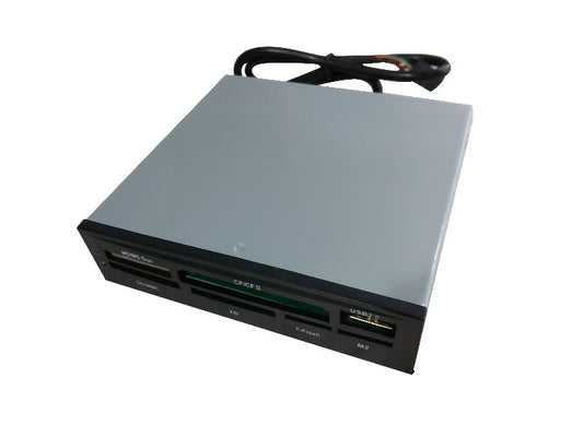 Astrotek 3.5' Internal Card Reader Black All In One USB2.0 Hub CF MS SD Flash Memory Card AT-V-113