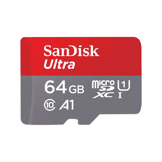 SanDisk Ultra 64GB microSD SDHC SDXC UHS-I Memory Card 140MB/s Class 10 Speed No adapter SDSQUAB-064G-GN6MN