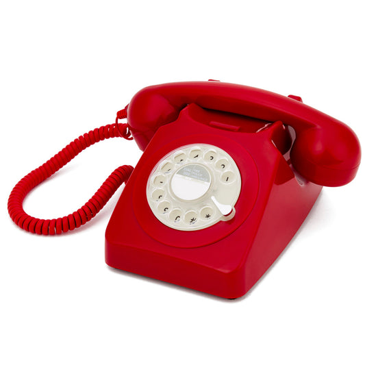 GPO Retro 746 Rotary Telephone - Red GPO-ROTY-RED