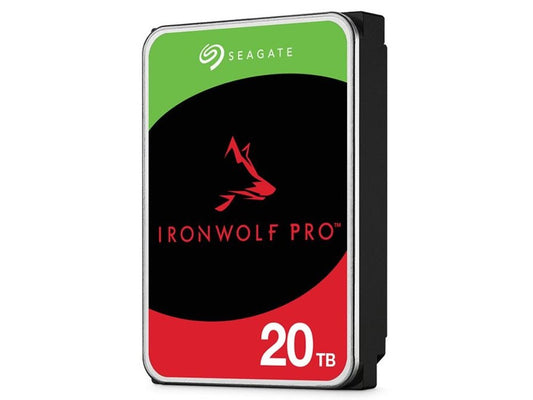 Seagate 20TB 3.5' IronWolf PRO NAS SATA 6Gb/s 7200RPM 256MB Cache HDD. 5 Years Warranty ST20000NT001