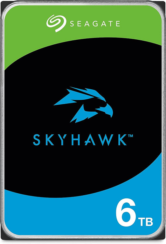 Seagate 6TB SkyHawk Surveillance 3.5' HDD SATA 6Gb/s, 5400 RPM, 256MB Cache, 3 Years Warranty ST6000VX009