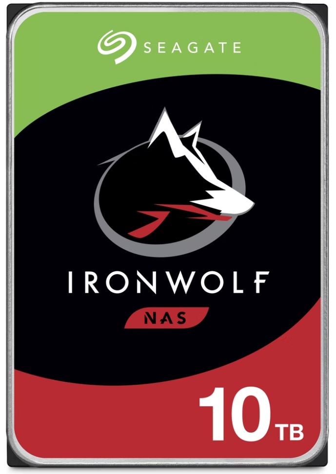 Seagate 10TB 3.5' IronWolf 7200 RPM 256MB Cache SATA 6.0Gb/s 3.5' Hard Drives Bare Drive ST10000VN000