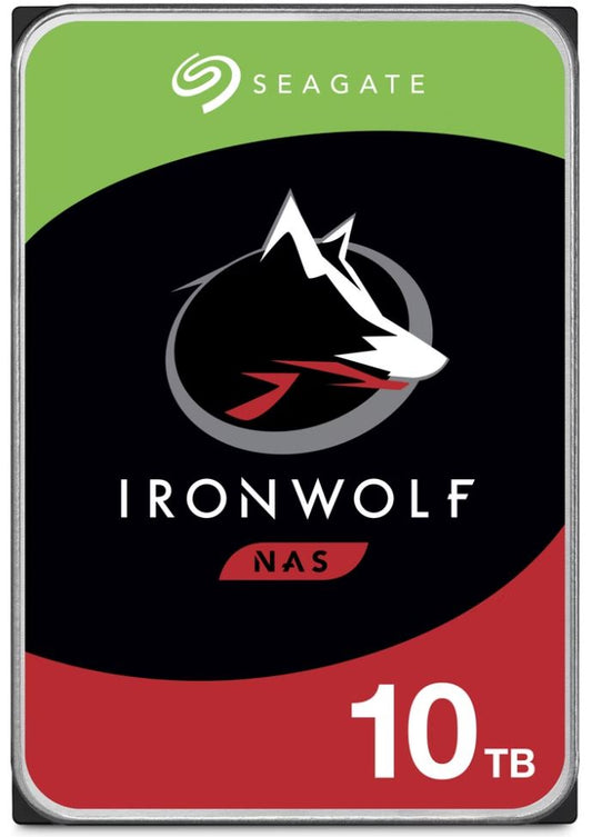 Seagate IronWolf ST10000VN000 10TB 7200 RPM 256MB Cache SATA 6.0Gb/s 3.5' Hard Drives Bare Drive ST10000VN000