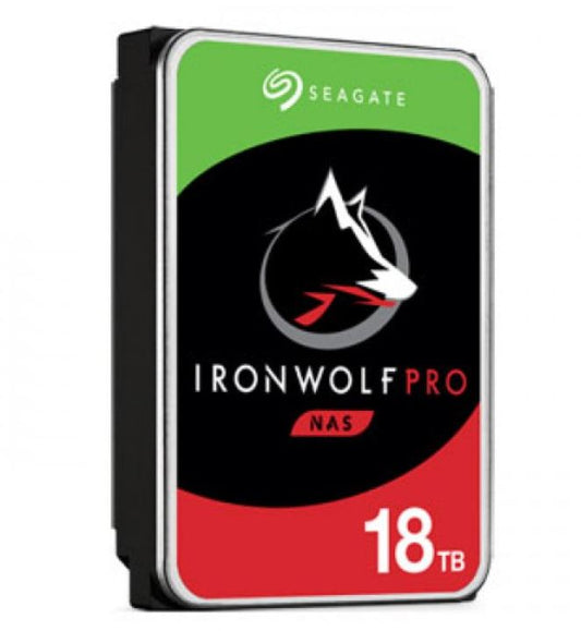 Seagate ST18000NT001 18TB IronWolf Pro 3.5' SATA NAS Hard Drive Manufacturer Warranty: 5 Years Limited Warranty ST18000NT001