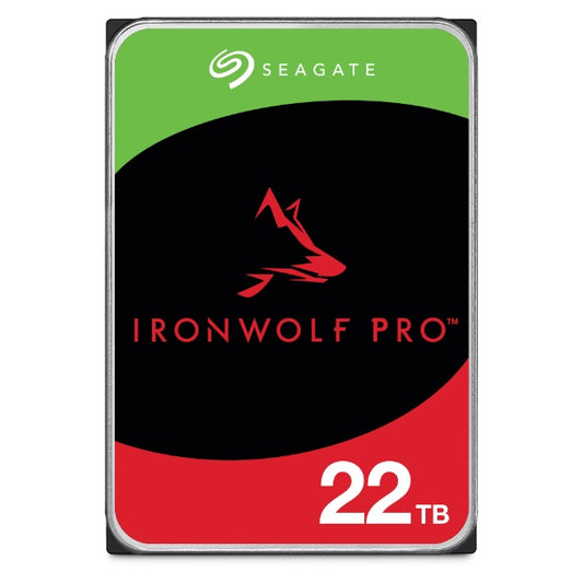 Seagate ST22000NT001 22TB IronWolf Pro 3.5' SATA3 NAS Hard Drive 24x7 Performance 7200 RPM 256MB Cache HDD. 5 Years Warranty ST22000NT001