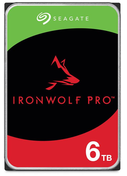 Seagate ST6000NT001 6TB IronWolf Pro 3.5' SATA 6Gb/s NAS Hard Drive - 256MB -5 years Limited Warranty ST6000NT001