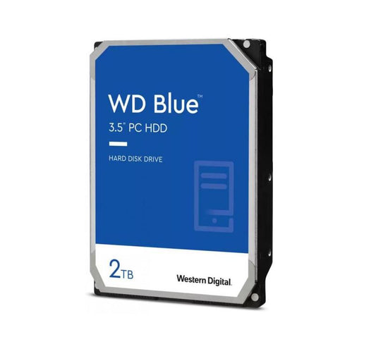 Western Digital WD Blue 2TB 3.5' HDD SATA 6Gb/s 7200RPM 256MB Cache SMR Tech 2yrs Wty WD20EZBX