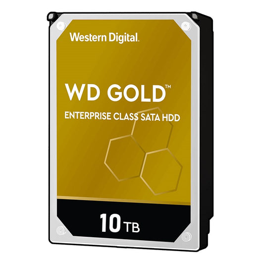 Western Digital 10TB WD Gold Enterprise Class Internal Hard Drive - 7200 RPM Class, SATA 6 Gb/s, 256 MB Cache, 3.5' - 5 Years Limited Warranty WD102KRYZ