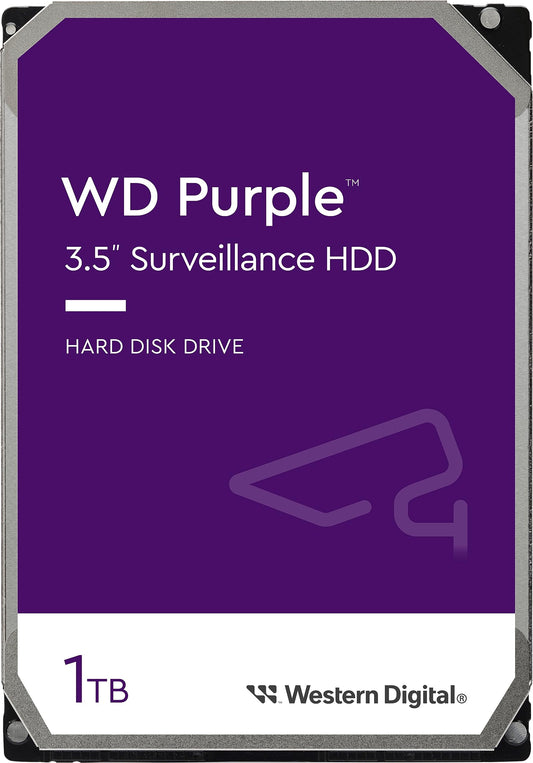 Western Digital WD11PURZ WD Purple 1TB 3.5' Surveillance HDD 5400RPM 64MB SATA3 110MB/s 3yrs limited warranty WD11PURZ