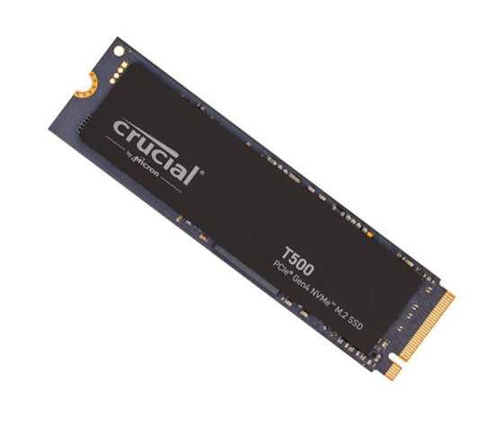 Crucial T500 1TB Gen4 NVMe SSD - 7300/6800 MB/s R/W 600TBW 1440K IOPs 1.5M hrs MTTF Acronis True Image Adobe Creative Cloud for PS5 ~MZ-V8P1T0BW CT1000T500SSD8