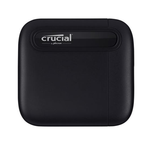 Crucial X6 1TB External Portable SSD 540MB/s USB3.2 USB-C USB3.0 Durable Rugged Shock Vibration Proof for PC MAC PS4 PS5 Xbox One Android iPad Pro CT1000X6SSD9