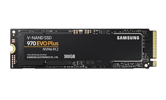 Samsung 970 EVO Plus 500GB PCIe NVMe SSD MLC 3500MB/s 3200MB/s 480K/550K IOPS 300TBW 5yrs wty MZ-V7S500BW