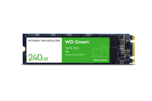 Western Digital WD Green 240GB M.2 2280 SSD 545R/430W MB/s 80TBW 3D NAND 3 Years Warranty ~WDS240G2G0B WDS240G3G0B