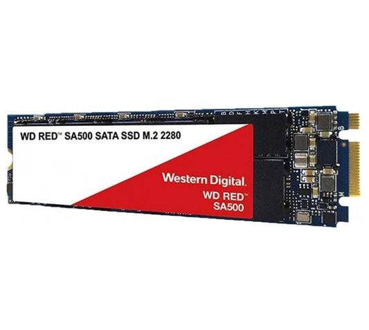 Western Digital WD Red SA500 2TB M.2 SATA NAS SSD 24/7 560MB/s 530MB/s R/W 95K/85K IOPS 1300TBW 2M hrs MTBF 5yrs wty LS WDS200T1R0B