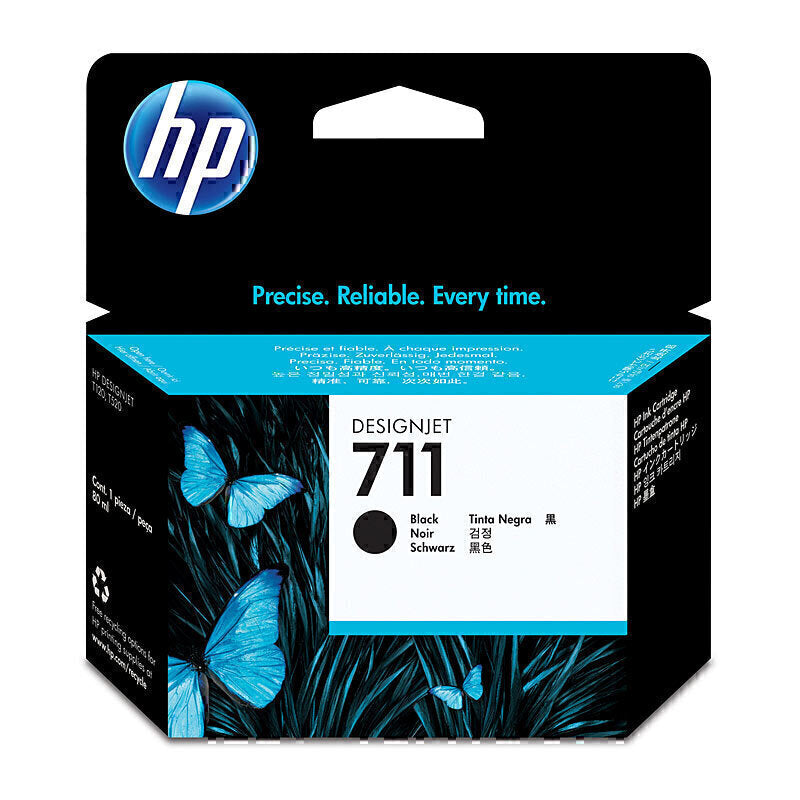 HP #711B 80ml Black Ink 3WX01A - 3WX01A